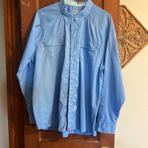 Huk Men's Blue shirt